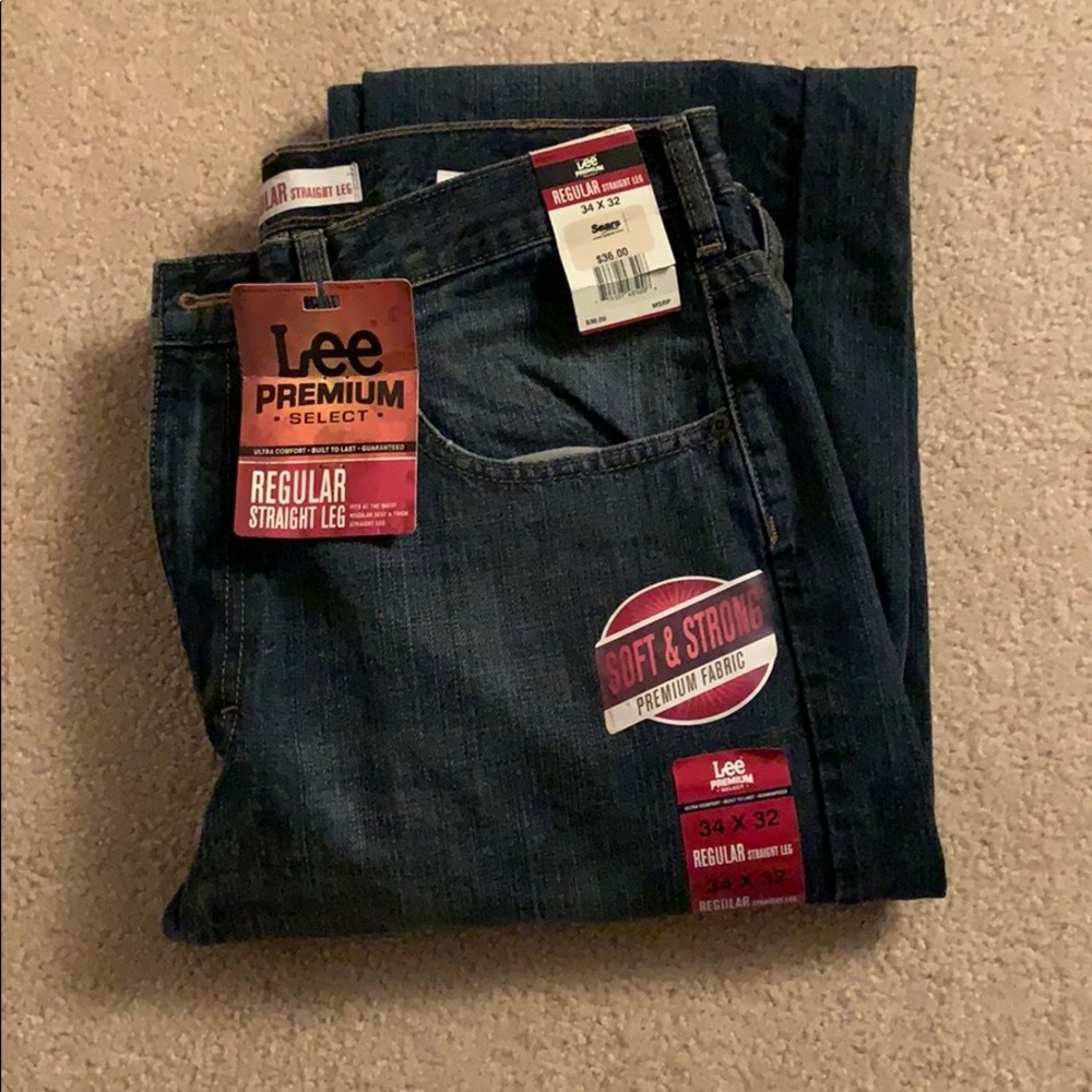 Men’s Lee straight leg jeans